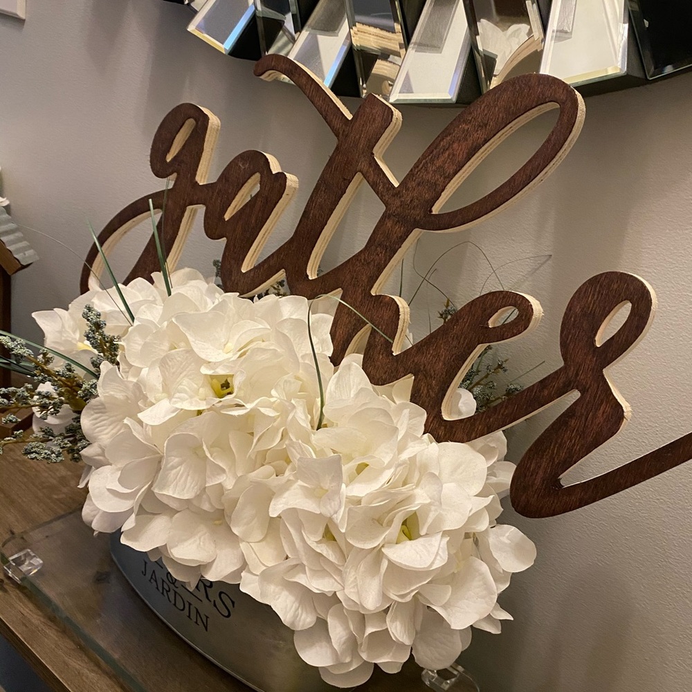 HP! đ Farmhouse Decor Gather Wood Sign - Picture 4 of 7